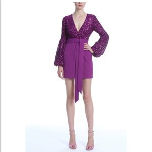 ONE33 Social Volume Sleeve Retro Dress